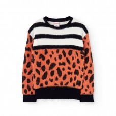 BOBOLI παιδικό πουλόβερ κορίτσι 422187-3947 πορτοκαλί